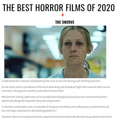 THE BEST HORROR FILMS OF 2020